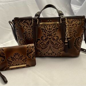 Brahmin mini Asher Zip Top Satchel